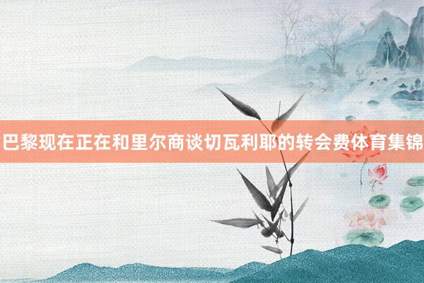 巴黎现在正在和里尔商谈切瓦利耶的转会费体育集锦