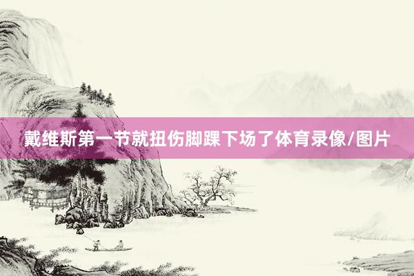 戴维斯第一节就扭伤脚踝下场了体育录像/图片